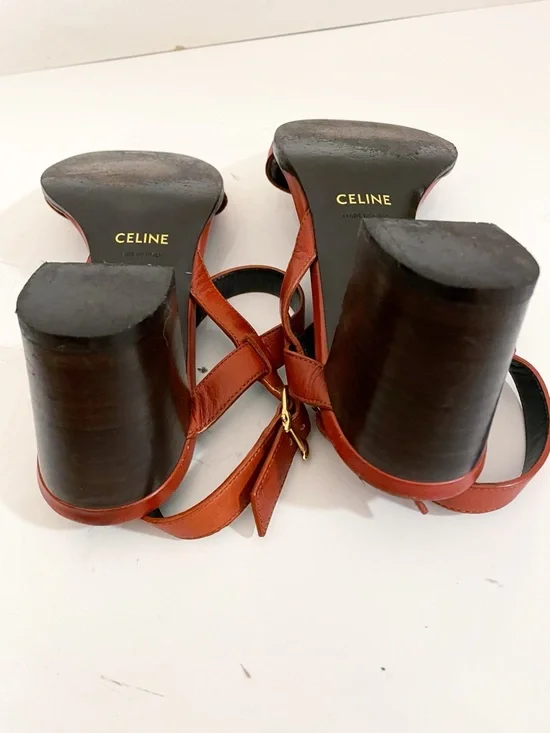 Celine Triomphe Sandals size 38 or US 8 - Picture 10 of 15